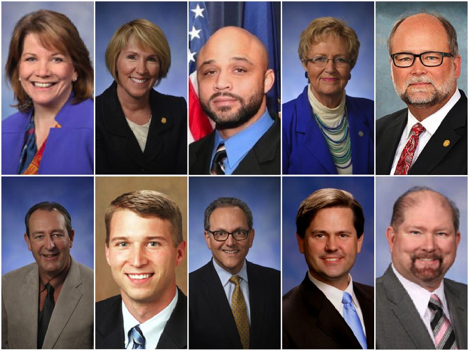 Michigan Representatives and Senators of State Legislature Issue
