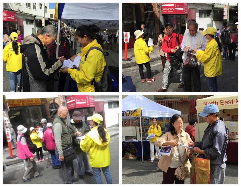 Falun Gong Wins Support at MidAutumn Street Fair in San Francisco