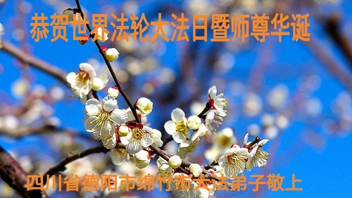 Image for article Falun Dafa Practitioners from Sichuan and Yunnan Provinces Celebrate World Falun Dafa Day and Respectfully Wish Master Li Hongzhi a Happy Birthday (21 Greetings)