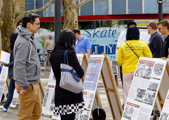 Image for article Falun Dafa Activities Bring Further Awareness in the Capital of Australia