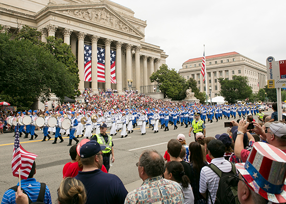 Image for article Washington, DC: Falun Gong Band Highlighted in Independence Day Parade