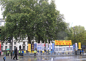 Image for article London: Calling for the Prosecution of Jiang Zemin During President Xi Jinping's Visit