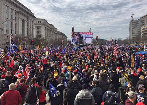 Image for article Washington DC: Hundreds of Thousands Rally to Support Trump and Pray for America