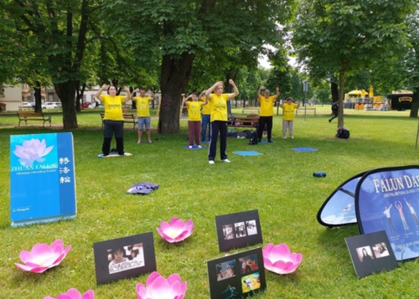 Image for article Croatia: Practitioners Celebrate World Falun Dafa Day and Raise Awareness about the Persecution