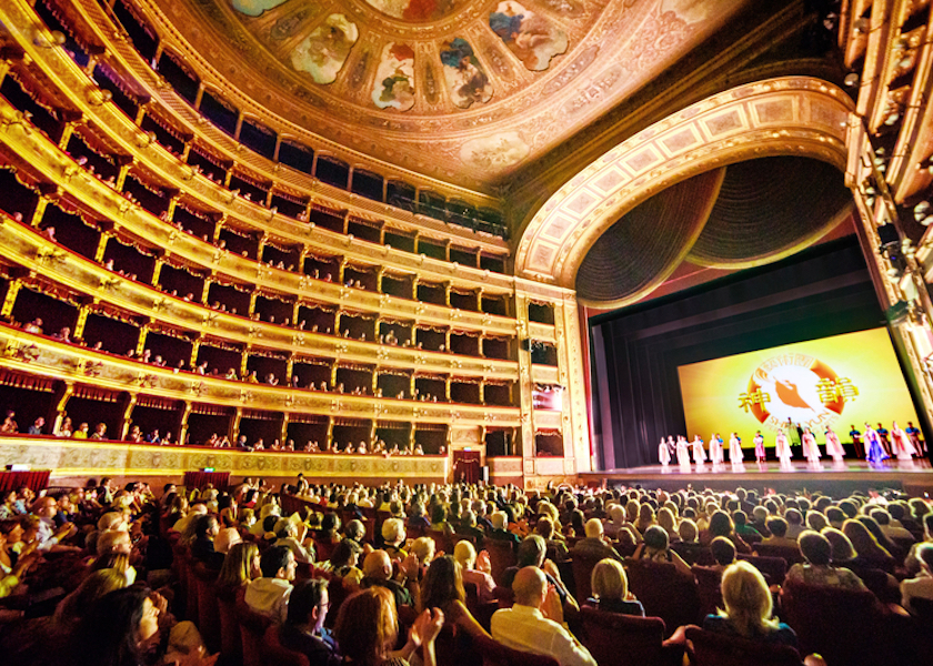 Image for article Theatergoers in Italy Esteem Shen Yun’s Artistic Accomplishment and Dedication: “Absolutely Otherworldly”