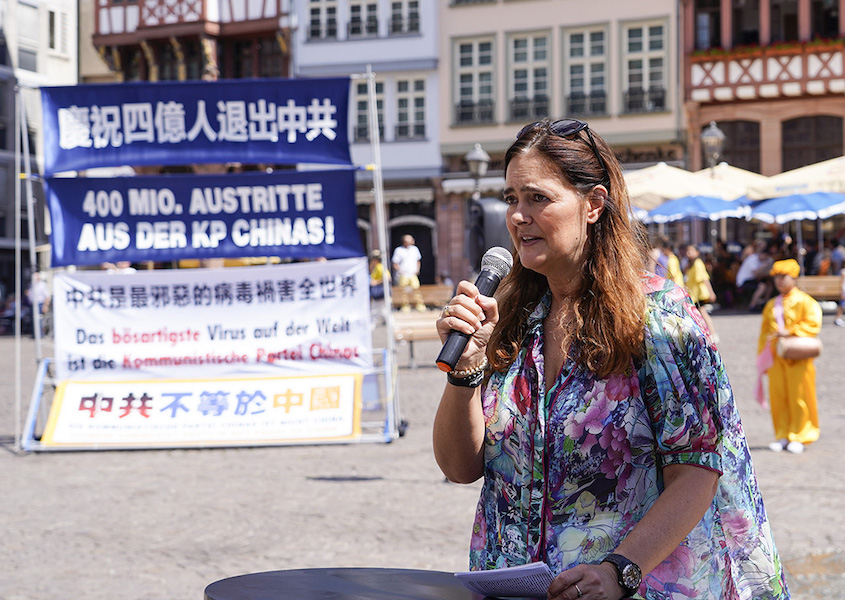 Image for article Frankfurt, Germany: Dignitaries Congratulate 400 Million People Who Quit the Chinese Communist Party Organizations