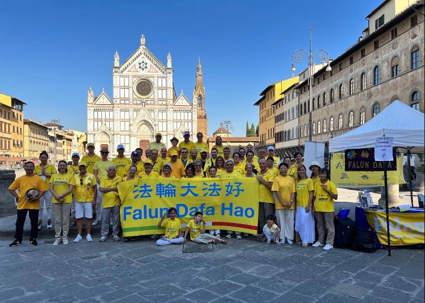 Image for article Florence, Italy: Information Day and Protest Calling for an End to the Persecution in China