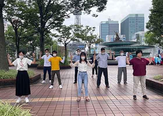 Image for article Japan: Public Condemns the Ongoing Persecution of Falun Dafa During the Nippon Domannaka Festival