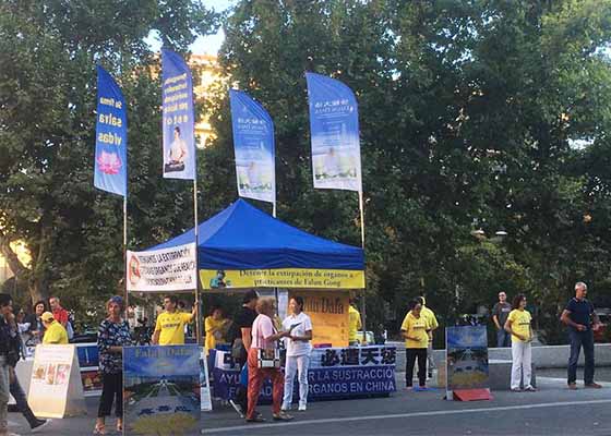 Image for article Zaragoza, Spain: Introducing People to Falun Dafa