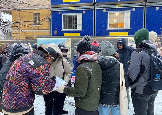 Image for article Finland: Braving the Winter Cold to Raise Awareness of the Persecution in China