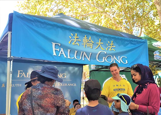 Image for article Perth, Australia: Falun Dafa Warmly Welcomed During Hyde Park Festival “A Wonderful Energy”
