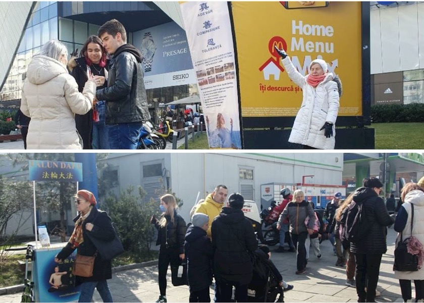 Image for article Bucharest, Romania: Public Condemns Chinese Regime’s Persecution of Falun Dafa