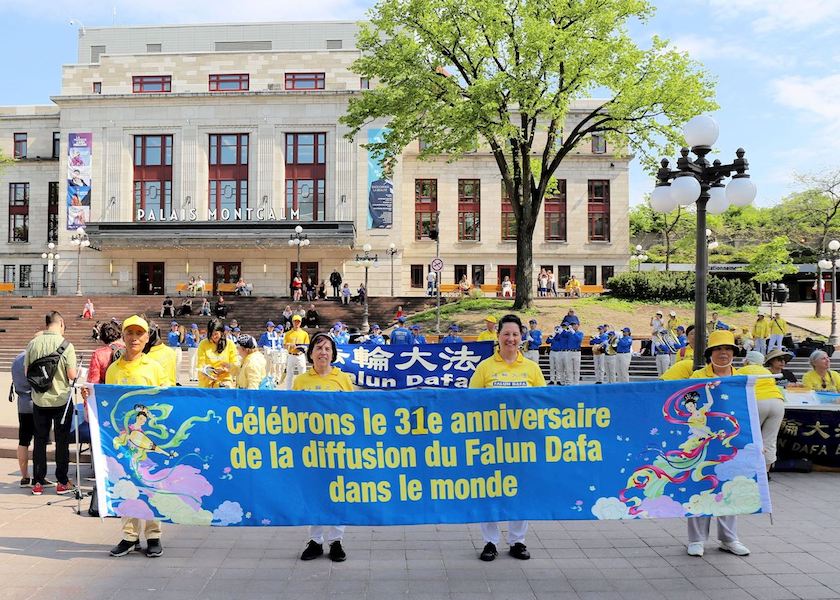 Image for article Quebec City Celebrates the 31st Anniversary of Falun Dafa’s First Appearance: People Commend Truthfulness, Compassion, and Forbearance