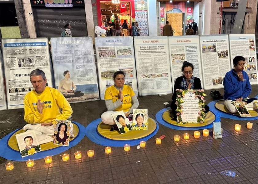 Image for article Sao Paulo, Brazil: Peacefully Protesting the Chinese Communist Regime’s 24-Year-Long Persecution