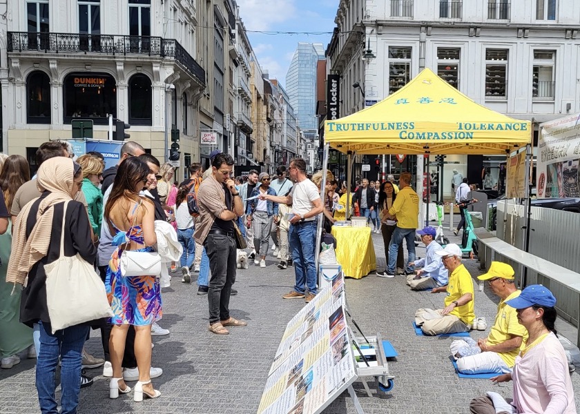 Image for article Brussels: Practitioners Hold Event to Mark 24th Anniversary of Efforts to End the Persecution