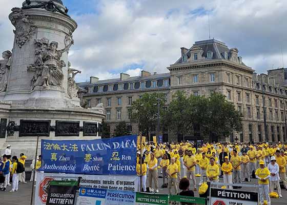 Image for article Paris, France: Falun Dafa Practitioners from Across Europe Hold Group Practice and Reflect on Their Experiences