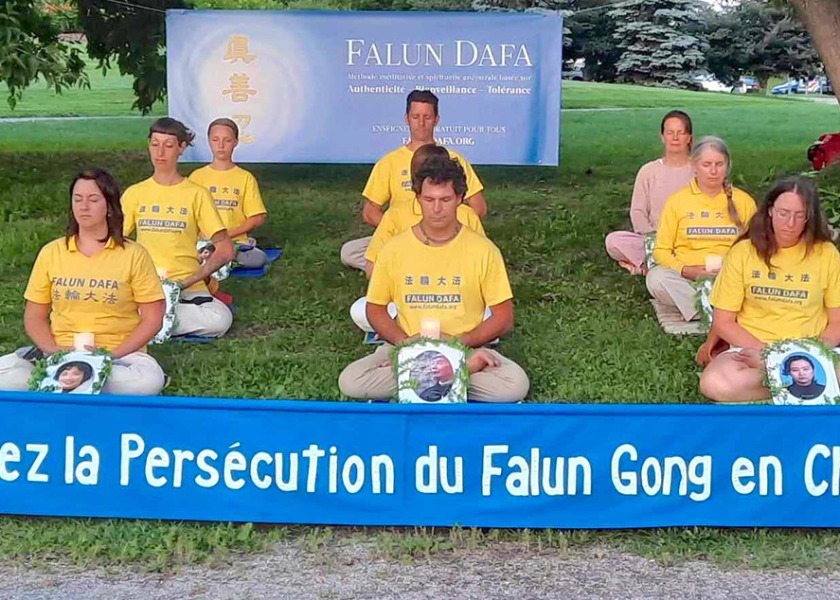 Image for article Quebec: Activities Held in Two Cities Calling for an End to the Persecution of Falun Dafa