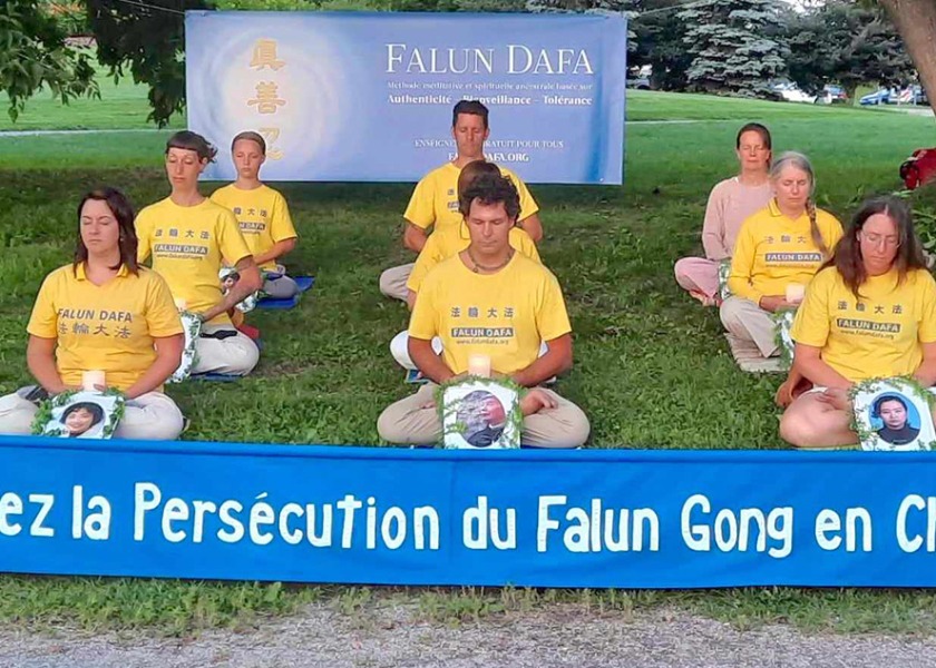 Image for article Quebec: Activities Held in Two Cities Calling for an End to the Persecution of Falun Dafa