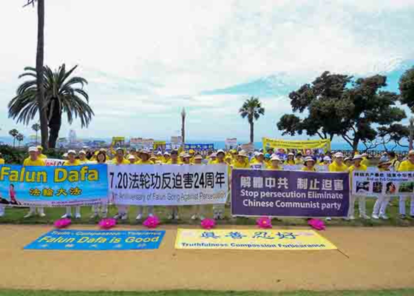 Image for article Los Angeles: Event at Santa Monica Beach Raises Awareness of the Persecution in China