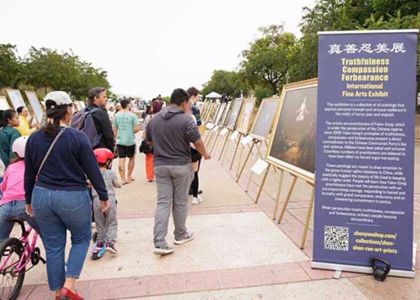 Image for article San Diego, U.S.A.: The Art of Zhen Shan Ren Exhibition Held in Balboa Park