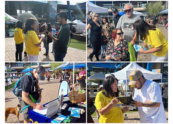Image for article Arizona, U.S.: Public Supports Falun Dafa During Local Events