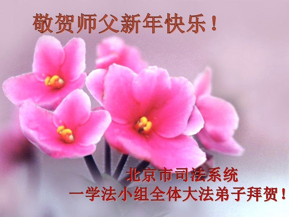 Image for article Practitioners and Supporters of Falun Dafa Who Work in China’s Judicial System Wish Revered Master Li Hongzhi a Happy New Year