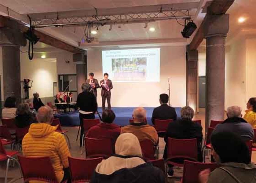 Image for article France: Seminar Held in Agde to Expose the Persecution of Falun Dafa