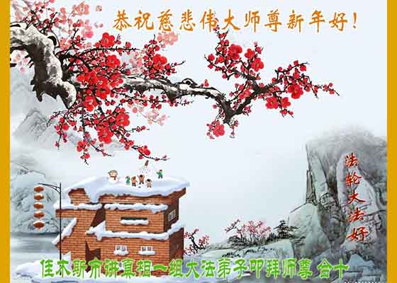 Image for article Falun Dafa Practitioners Working Hard on Truth-Clarification Wish Master Li Happy New Year