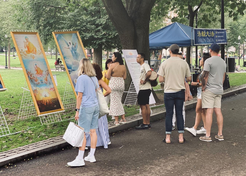 Image for article Massachusetts: People in Boston Touched by the Art of Zhen, Shan, Ren Exhibition