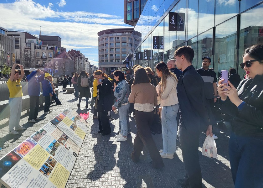 Image for article Belgium: Raising Awareness of the Chinese Communist Regime’s Persecution