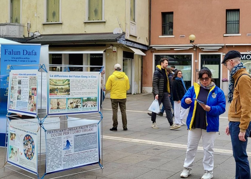 Image for article Italy: Practitioners in Different Parts of the Country Hold Activities to Commemorate the April 25 Peaceful Protest (Part 2)