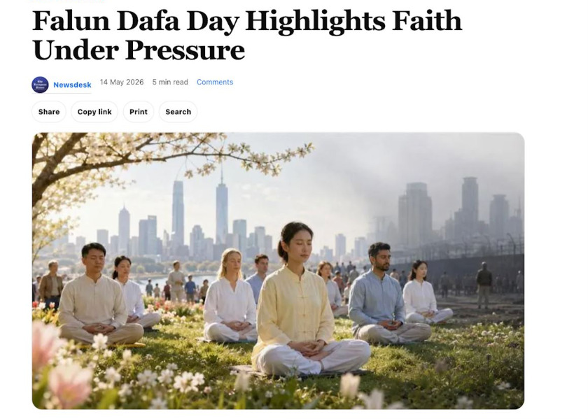 Image for article The European Times: Falun Dafa Practitioners Persevere Despite Pressure