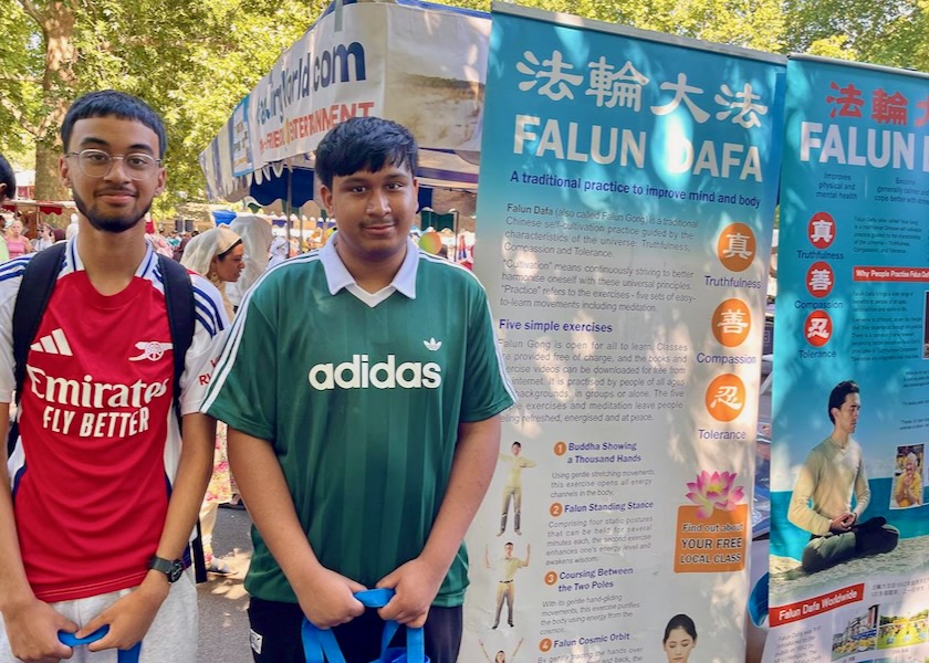 Image for article People Identify With Truthfulness-Compassion-Forbearance at the Camden Mela in London