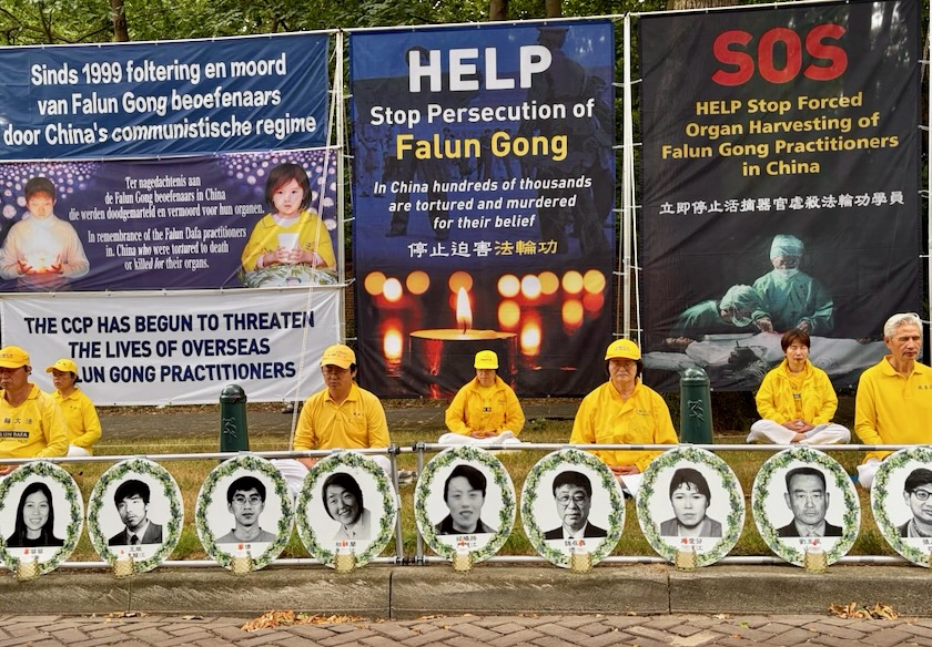 Image for article Rally at Chinese Embassy in The Hague Calls for an End to Decades of Persecution